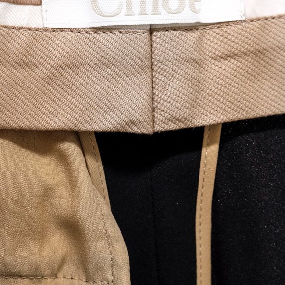 Chloé Black Track Stripe Wide Leg Trousers - Picture 4 of 10